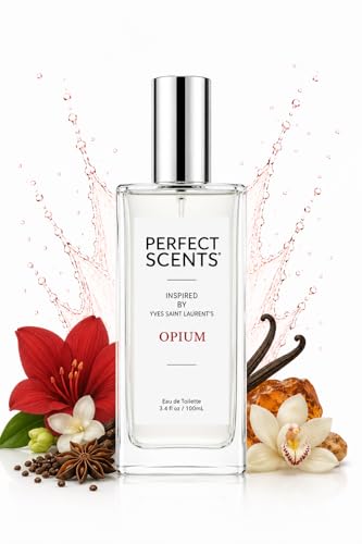 Perfect Scents Fragrances Inspired by Yves Saint Laurents Opium Womens Eau de Toilette CLEAN Vegan Paraben-Free Phthalate-Free Never Tested on Animals 3.4 Fluid Ounces