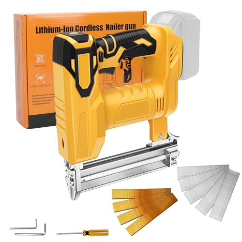 Cloueuse sans fil pour batterie Dewalt 20V agrafeuse 2 en 1 avec clous et agrafes pour menuiserie