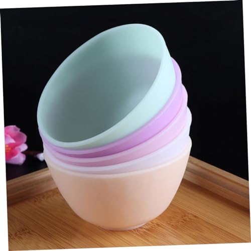 Baluue 5pz Recipientes Silicona para Mezclar Mascarillas miniatura 5