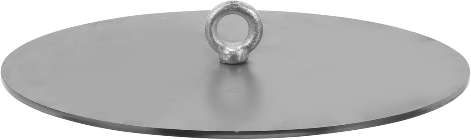Cabilock Thickened Furnace Lid Iron Stove Cover for Improved Combustion Efficiency Fire Sealing and Scald Prevention for Stove Types Diameter