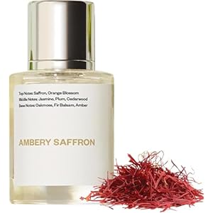 50ml Saffron Fragrance, Ambery Saffron Perfume – Unisex Hair & Body Fragrance Mist, Luxurious Fragrance Long-Lasting Fragrance Perfume Misting Spray