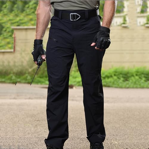 Tactical Cargo Pants for Men Outdoor Athletic Hiking Joggers with Pockets Straight Leg Stretchy Classic Sweatpants2