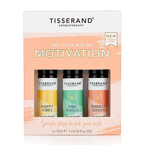 Tisserand - The Little Box of Motivation - Happy Vibes, Find Focus, Energy Boost - 100% Natural Pure Essential Oils - 3x10ml - Image 2