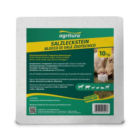 Blocco di Sale bianco 10kg - Sali Minerali Essenziali