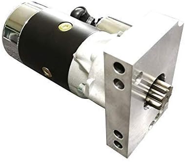 4HP High Torque New Mini Starter Compatible with Chevrolet SBC 350 BBC 454 Dual Inline 153 168 Tooth Black