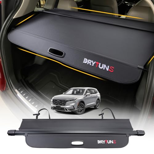 Drytuns Cargo Cover for Honda CRV 2026 2025 2024 2023 Retractable Cargo Trunk Cover for Honda CRV 2023-2026 w/Extension and Straps