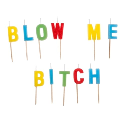 Inevitable Party Blow Me Bitch Birthday Cake Candles