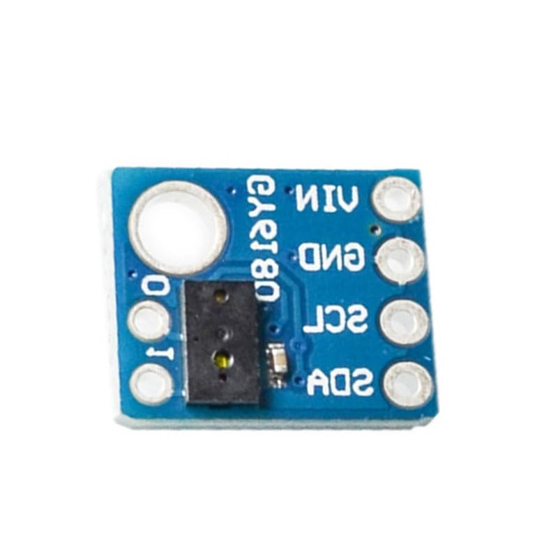 5PCS VL6180X Entfernungssensormodul, VL6180 Sensormodul, Emitter-Umgebungslichtsensor, Entfernungserkennungs-Entfernungsmesser, Entfernungsmesser, optischer Entfernungssensor, Umgebungslichtsensor