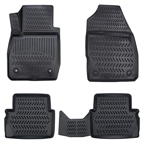 Design 3D Gummimatten Set für Ford Puma (II) ab 2019 | Extra hoher 5cm Rand