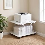 anrekl Supporto per stampante con ruote – 60 x 50 x 38 cm