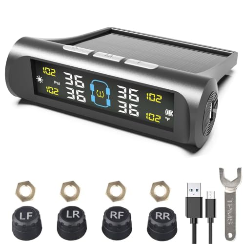 �^�C����C�����j�^�[ TPMS �O���Z���T�[4�� LCD�\�� �\�[���[�[�d �ɓK�p �g���^ GR86/�n�`���N ZN8 ��p