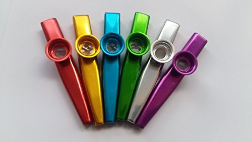 Lovestown 43223-14646 Kazoos Musical Instruments,6 Pcs Metal Kazoos Flute thumb #7