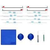 Incluye: (2) Juego de cintas adhesivas iMac 21.5 para un sellado adecuado de la pantalla, (1) Paño de limpieza de pantalla de microfibra azul OWC, (2) Ventosa OWC 2-1 / 4, (1) Herramienta de extracción de pantalla OWC, (1) Torx T10 Destornillador, (1) herramienta de palanca de nailon (spudger)