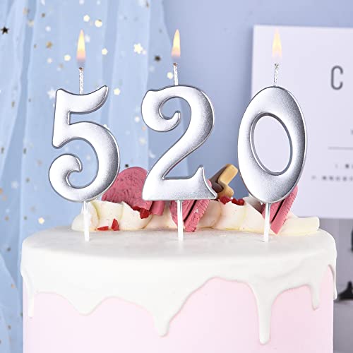Phd Cake 10-Count 0-9 Silver Number Birthday Candles, Number One Birthday, Silver Number Candles, Party Celebration, Baby Showers #TOP1