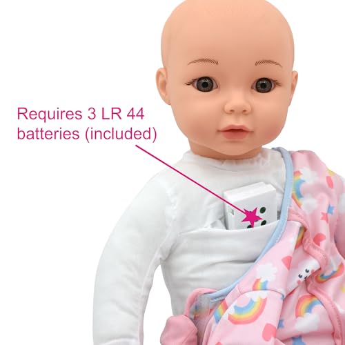 Muñeca Little Darlings 19" Rosa con Sonidos miniatura 6