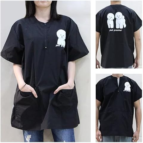 WAYUTO Short Sleeves Pet Smock Cover