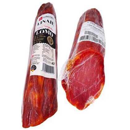 Lomo Duroc – zarte und schmackhafte Premium-Schweinefleischlende - Luftgetrocknete Schweinelende ca. 950 g - Geschenkidee aus Spanien - WF-11133