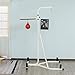 GOWE 2 in 1 Punching Bag Stand, Adjustable Height Heavy Bag Stand with Weighted Base and Speed Bag, Freestanding for Home Gym