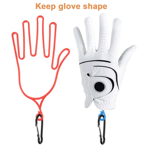 Cosmos 2 peças de luvas de golfe com estrutura de suporte de maca, suporte de luvas de golfe, suport