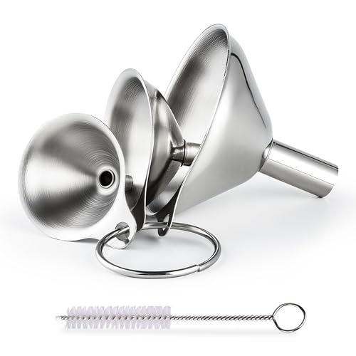 Supercenter Stainless Steel Mini Funnel Set