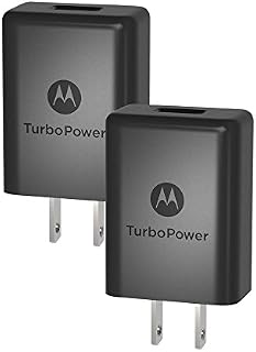 [2 Pack] Motorola TurboPower 15+ QC3.0 Chargers for Moto G5 Plus, G5S, G5S