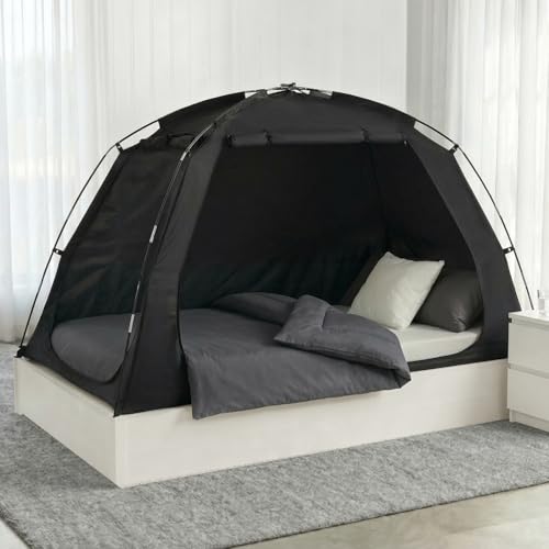 Alvantor® Bed Tent Twin Size, 93% Blackout Privacy Sleep Tent