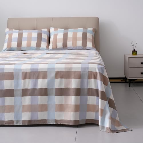 Image of Best Season Bed Sheet Set, Full Size, 4 Piece | Soft Durable Microfiber, Deep Pocket, Stain Resistant, Fade & Wrinkle Resistant