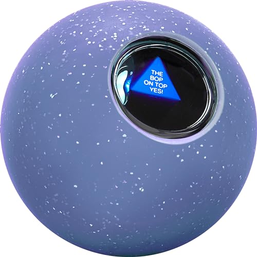 Mattel Games Magic 8 Ball DreamWorks Trolls Band Together Novelty Game, Sparkling Fortune-Telling Toy for Family & Game Nights