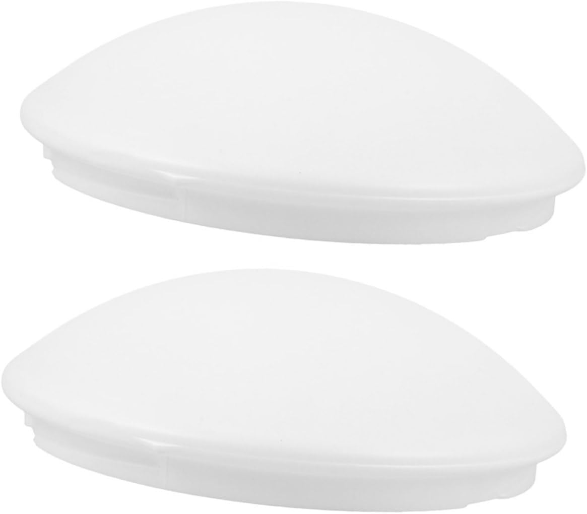 2pcs Contemporary Ceiling Lamp Shades Plastic Light Covers Easy Install Ceiling Light Fixture Covers for Home Office