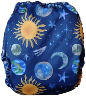 Miniatura 2 de Funda de pañal de tela XL para niños grandes, 30-70 libras (espacio)