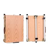 El trípode de aleación de aluminio con altura ajustable puede soportar la caja de pintura de forma segura, ideal para dibujos al aire libre y pintura interior.