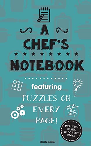 A Chef's Notebook: Featuring 100 puzzles 1517352274 Book Cover