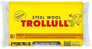 Trollull Stahlwolle Medium 1, 8 Pads