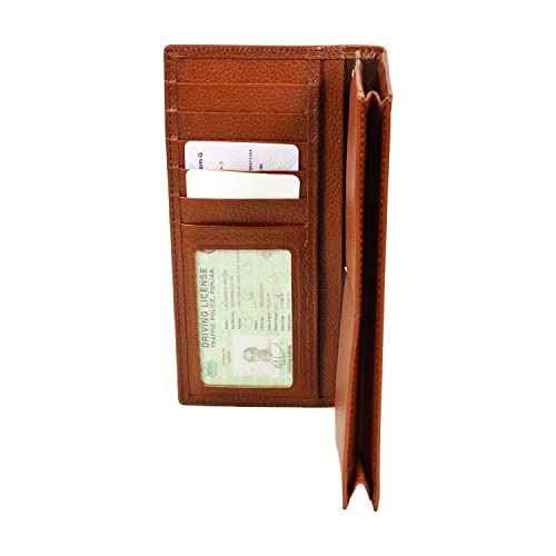 Business Wallet for luxury style and look smart Long Wallet 3 Years Warranty Brown2