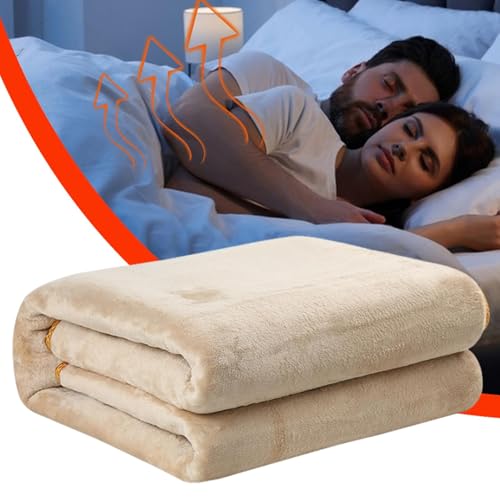 Almofada elétrica para cama, almofada de aquecimento grande,Cobertor aquecido com almofada elétrica
