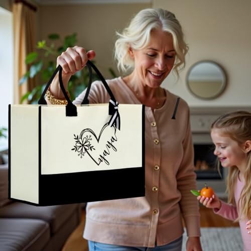 Bolsa Tote para Mujer de Lona 17x7.9x12.6 in miniatura 3