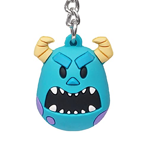 Disney Monsters Inc SULLEY EMOJI ICON BALL KEYRING