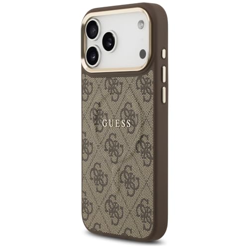 Coque iPhone 17 Pro Max Guess MagSafe en PU marron chic élite - 2