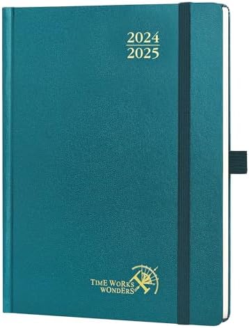 Agenda 2025 Smart Panda - Diario Settimanale Con Copertina Morbida E Intervalli 30 Minuti, A4 Italiano