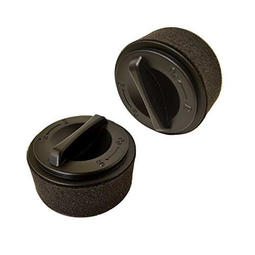 HQRP 2-Pack H12 Circular Filter Set compatible with Bissell PowerForce Compact 23T7V, 23T75, 23T76, 23T78, 23T7L, 23T7M, 23T7N, 23T7R, 23T7X, 23T7Z Vacuum Cleaner, part 203-7593 2037593 Replacement