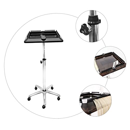 Chariot support perruques hauteur réglable pour barbiers et salons - 4