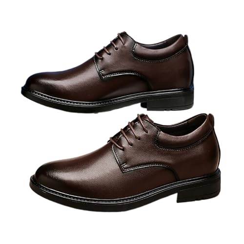 Men's Comfortable Wide Width Casual Dress Shoes, Leather Big Wide Feet Perfect for Business Casual, Daily Wear & Special Occasions