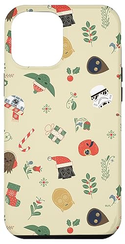 Coque iPhone 12 Pro Max Star Wars antichoc aux icônes de Noël