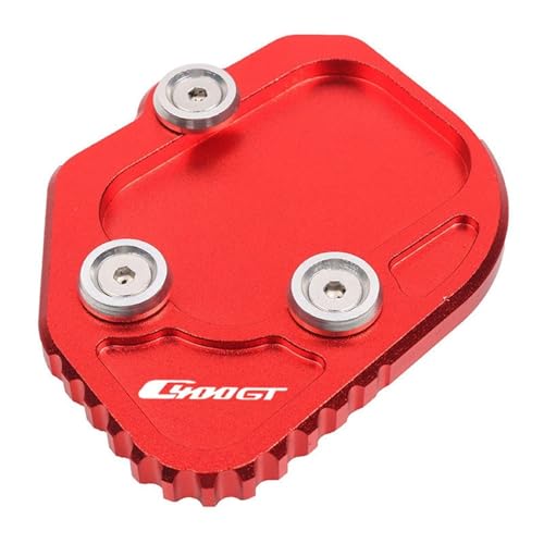 Extension béquille BMW C400GT rouge CNC pour une stabilité optimale