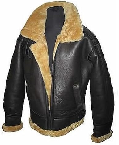Bomber Leather Flying Aviator Jacket 