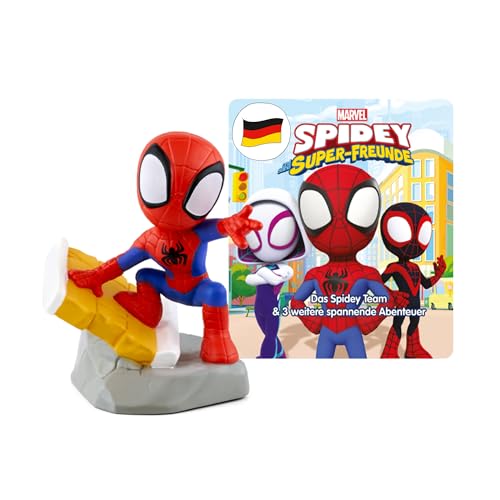 tonies Hörfiguren für Toniebox Marvel Spidey und Seine Super-Freunde Das Spidey Team & 3 weitere spannende Abenteuer Hörspiel für Kinder ab 4 Jahren Spielzeit ca. 57 Minuten