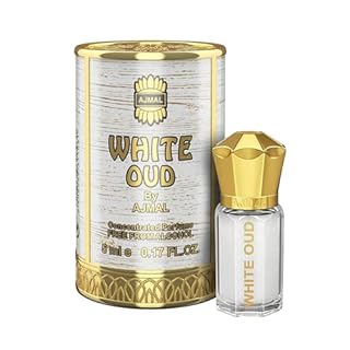 WHITE OUD Attar | Oudh Floral & Woody Fragrance | Unisex Non-Alcoholic | Long Lasting Attar Men & Women - 5 ML