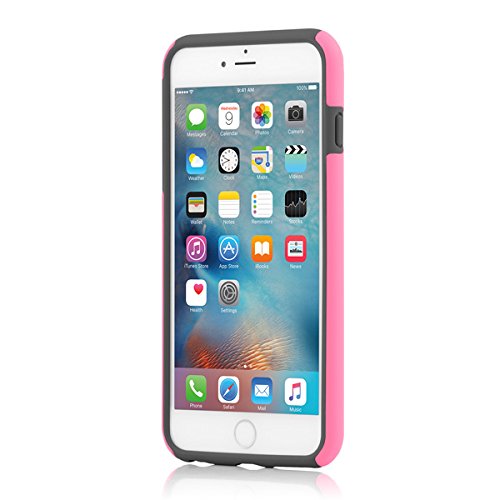Iphone 6S Plus Case, Incipio Dualpro Case [Shock Absorbing] Cover Fits Both Apple Iphone 6 Plus, Iphone 6S Plus - Highlighter Pink/Charcoal #TOP2