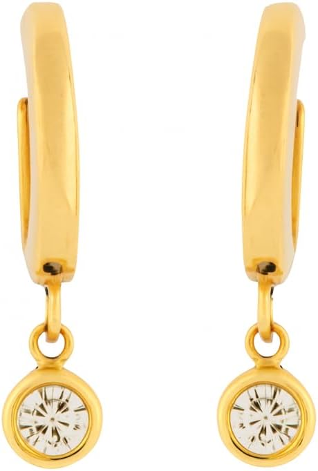 Tini Lux Titanium Hoop Earrings for Women – Implant Grade Titanium Jewelry for Sensitive Ears & Cartilage Piercings | Hypoallergenic, Nickel-Free, Waterproof Gold Hoops | Lightweight, Tarnish-Free