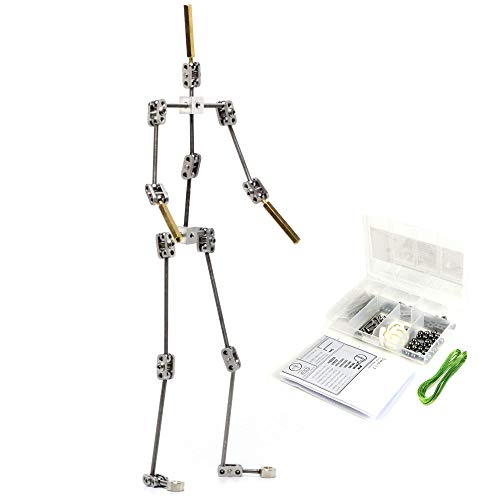 DIY Studio ストップモーションアーマチュアキット 11インチ | キャラクターデザイン作成用のメタルパペットフィギュア | 準備ができていないスタジオ アーマチュアキット 組み立てが非常に簡単でストップモーションアニメーションやただ楽しい | 高さ280mm DIY Studio ストップモーションアーマチュアキット 11インチ | キャラクターデザイン作成用のメタルパペットフィギュア | 準備ができていないスタジオ アーマチュアキット 組み立てが非常に簡単でストップモーションアニメーションやただ楽しい | 高さ280mm